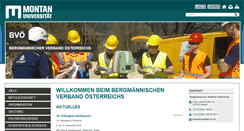 Desktop Screenshot of bvo.unileoben.ac.at
